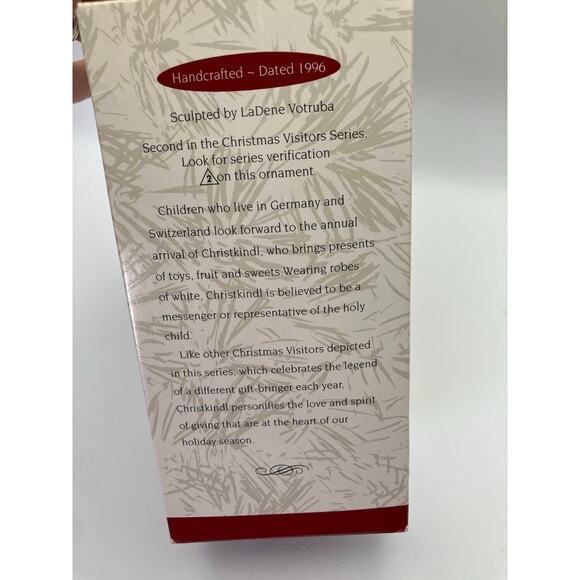 Hallmark Christkindl Christmas Visitors Keepsake Ornament Angel Collector's - Picture 6 of 10